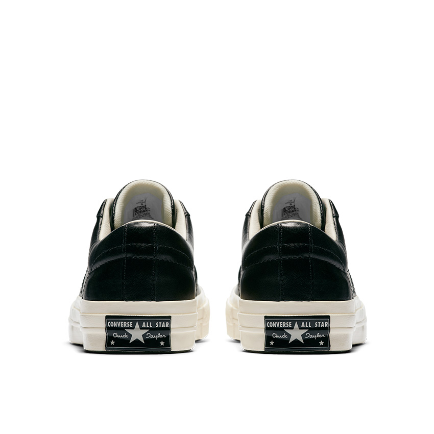 One star platform leather converse online