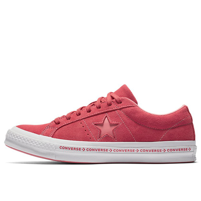 One Star Pinstripe Low Top in Paradise Pink Geranium Pink Converse Canada