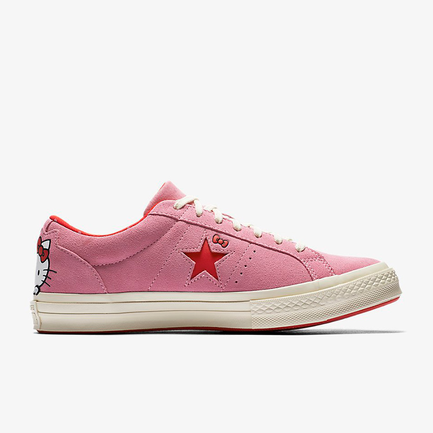 Converse x Hello Kitty One Star Low Top in Prism Pink Fiery Red Egret Converse Canada
