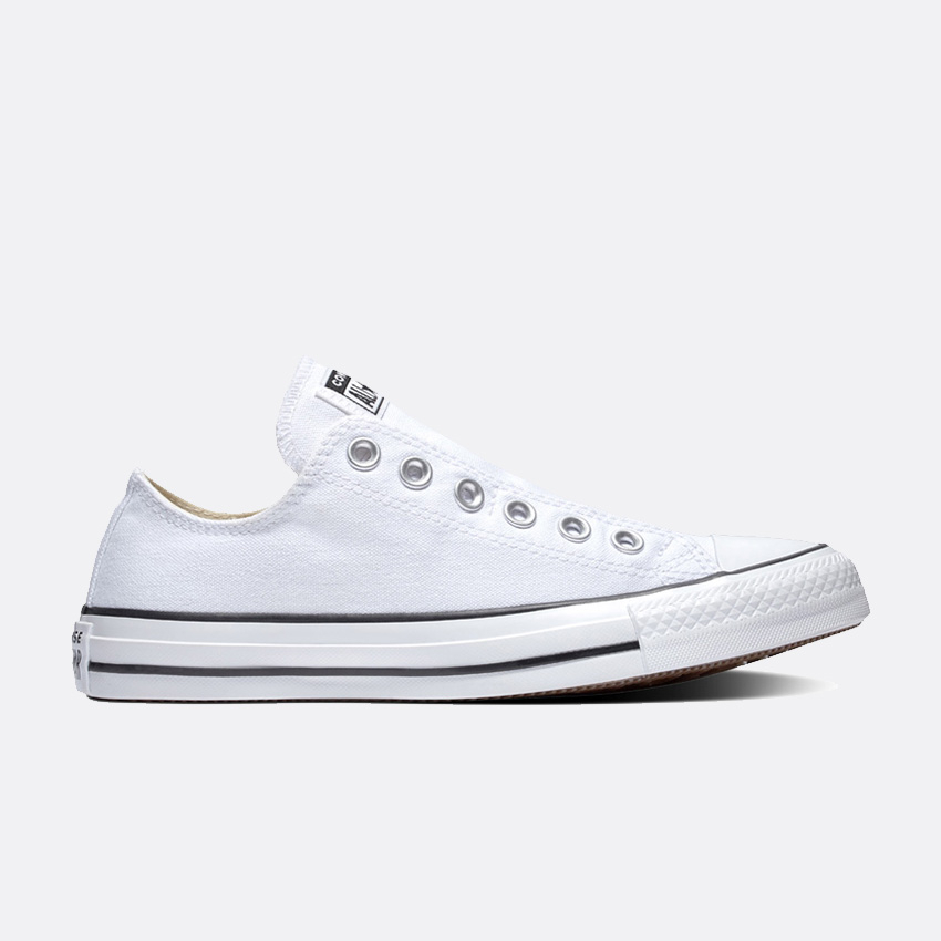 Converse slip on womens white best sale