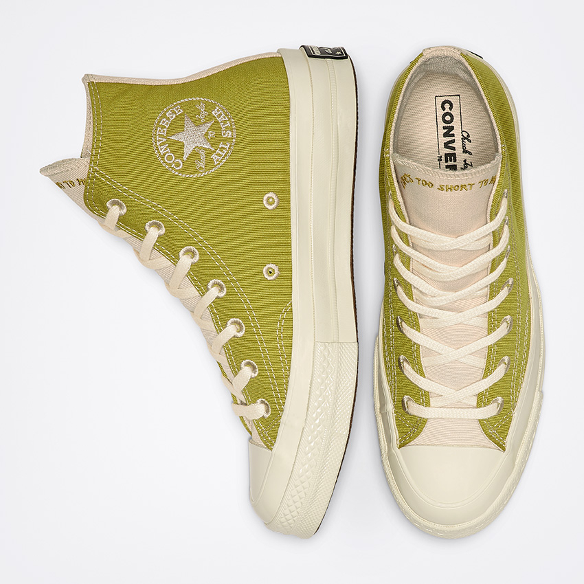 Renew Canvas Chuck 70 High Top in Moss Natural Black Converse Canada