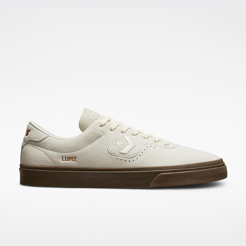 Louie Lopez Pro Low Top in Egret Dark Mushroom Gum Brown Converse Canada