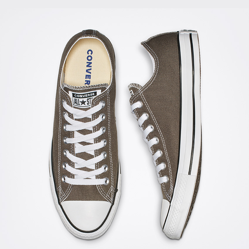 Charcoal leather converse hotsell