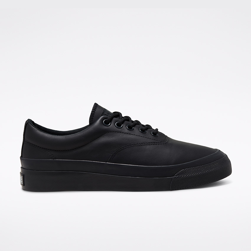 Mono Leather Skid Grip CVO Low Top in Black Black Black Converse Canada