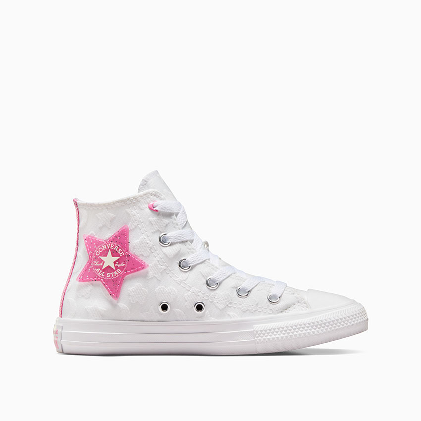 Chuck Taylor All Star Sparkle in White Oops Pink White Converse Canada