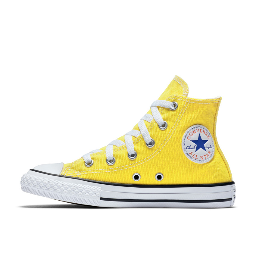 Yellow chucks toddler best sale