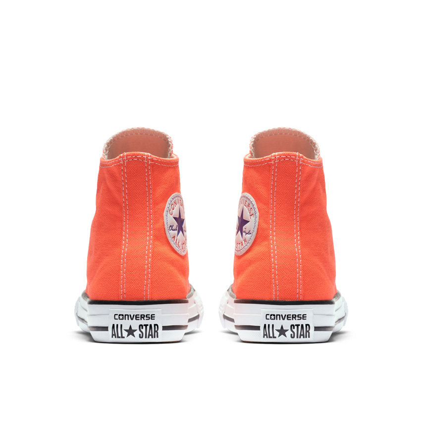 Hyper orange chuck taylors discount