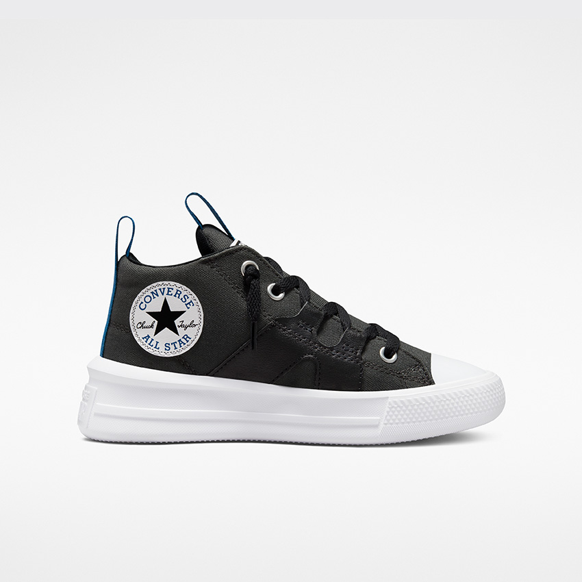 Chuck Taylor All Star Ultra Colour Pop Mid Top Little Kids in Storm Wind Black Dk Marina Blue Converse Canada