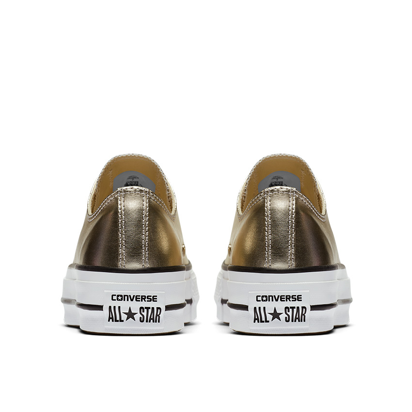 Chuck Taylor All Star Lift Low Top in Gold Black White Converse Canada