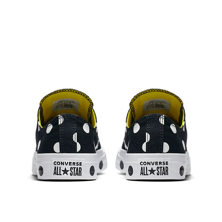 Chuck Taylor All Star Polka Dots Low Top in Black White Fresh Yellow Converse Canada