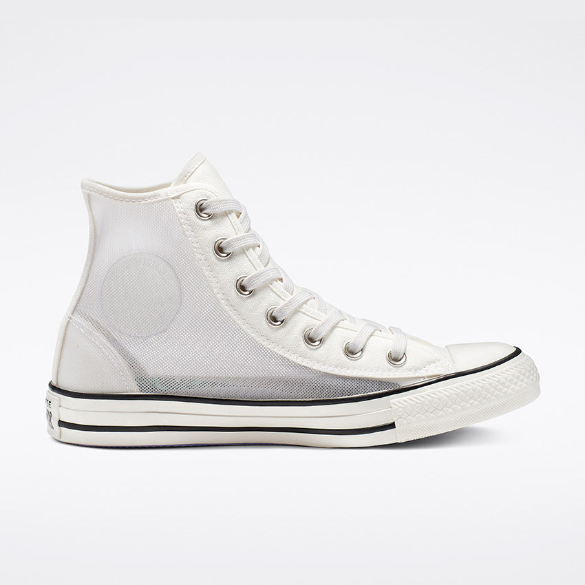 Chuck Taylor All Star See Thru High Top in Vintage White White Black Converse Canada