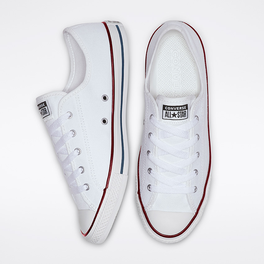 Converse all star dainty ox white leather hotsell