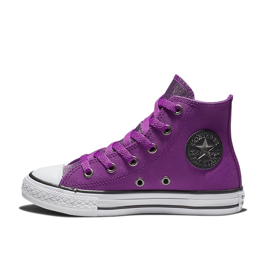 Purple converse high tops toddlers sale