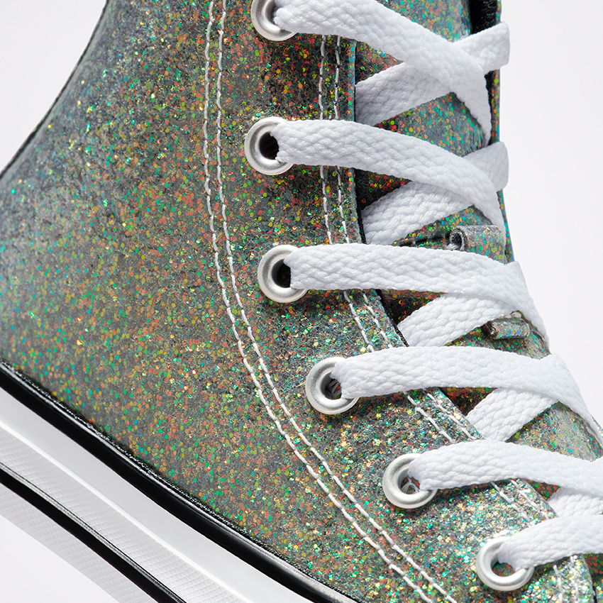 Gold glitter converse high tops shop