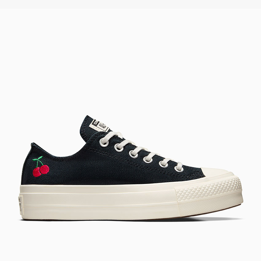 Chuck Taylor All Star Lift Platform Cherries in Black Egret Red Converse Canada