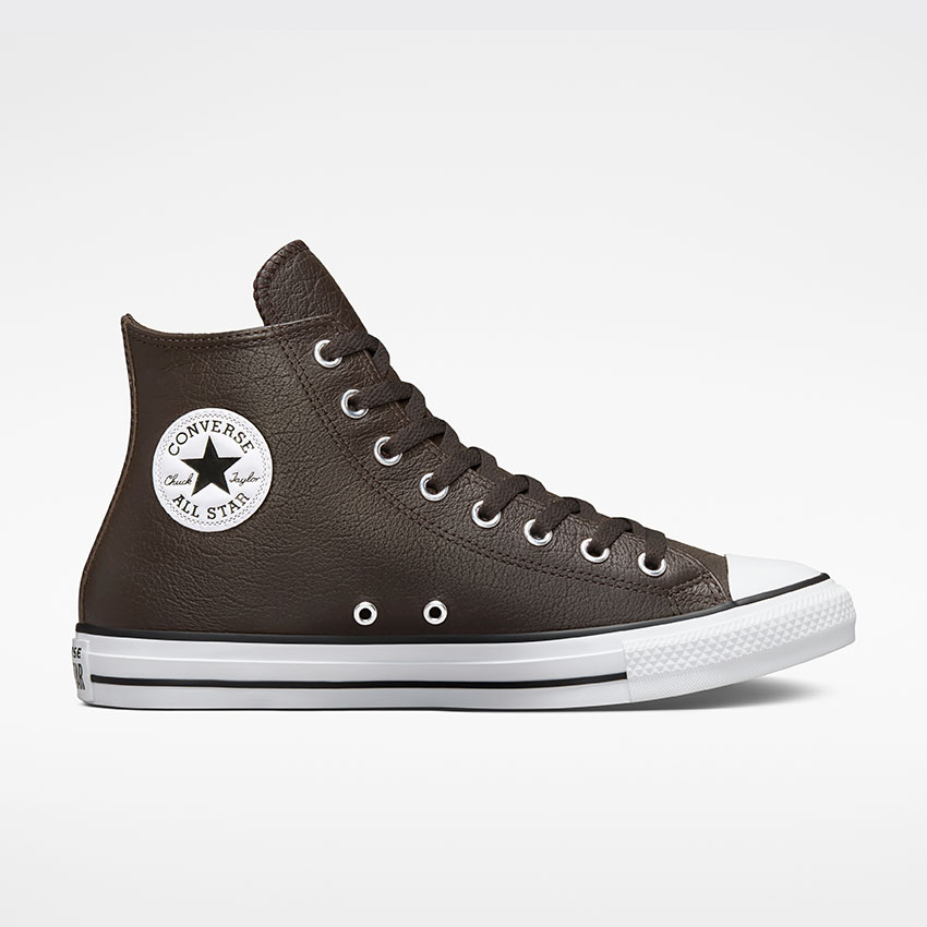 Chuck Taylor All Star Tumbled Leather in Velvet Brown White Black Converse Canada