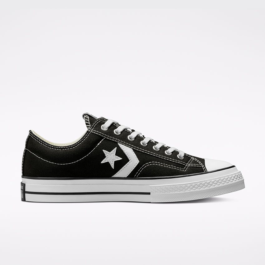 Star Player 76 in Black Vintage White Black Converse Canada