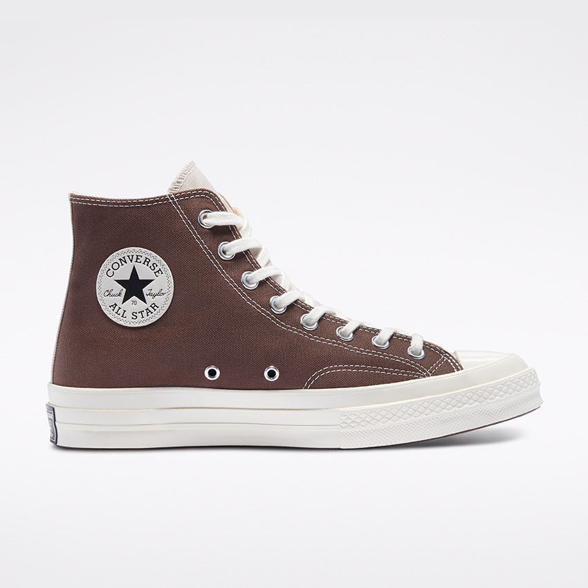 Chuck 70 Tri Panel Colour Block High Top in Hemp Brazil Nut Egret Converse Canada