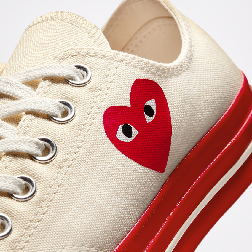 Converse x Comme des Garcons PLAY Chuck 70 Low Top Converse Canada