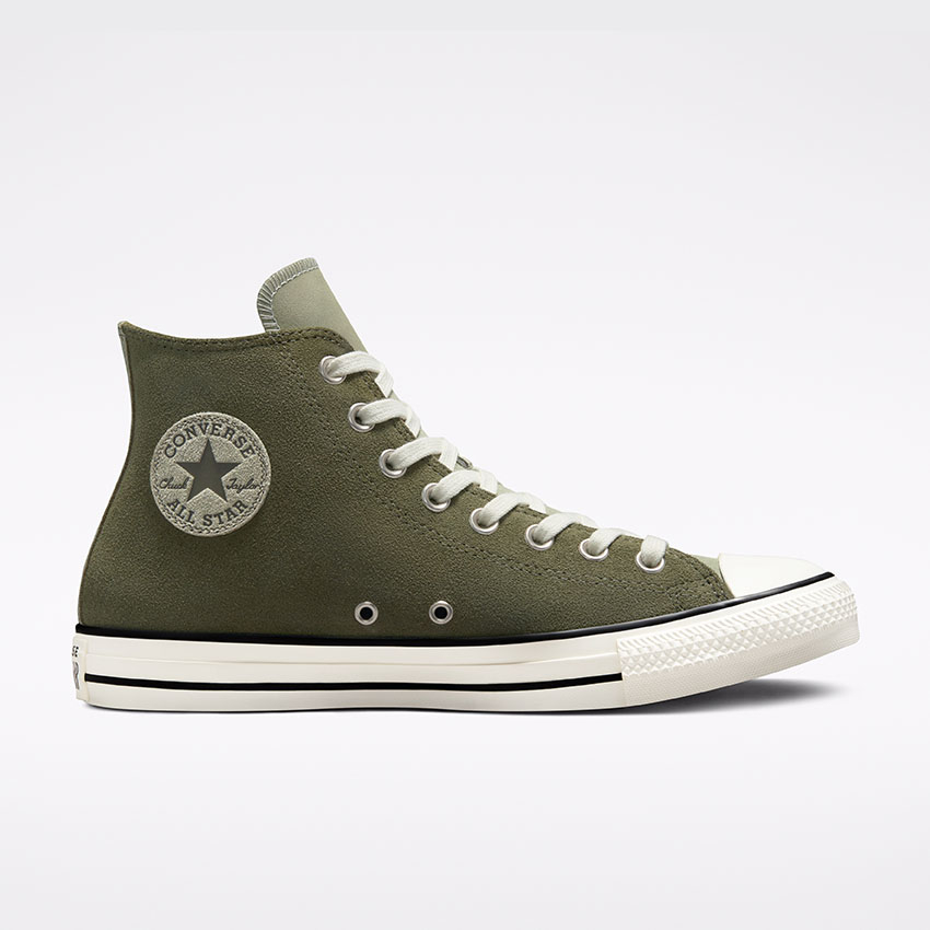 Converse high tops olive green sales