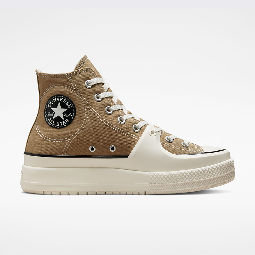 Chuck Taylor All Star Construct in Roasted Black Egret