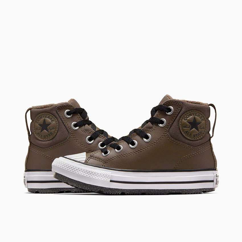 Converse fleece lined hi tops best sale