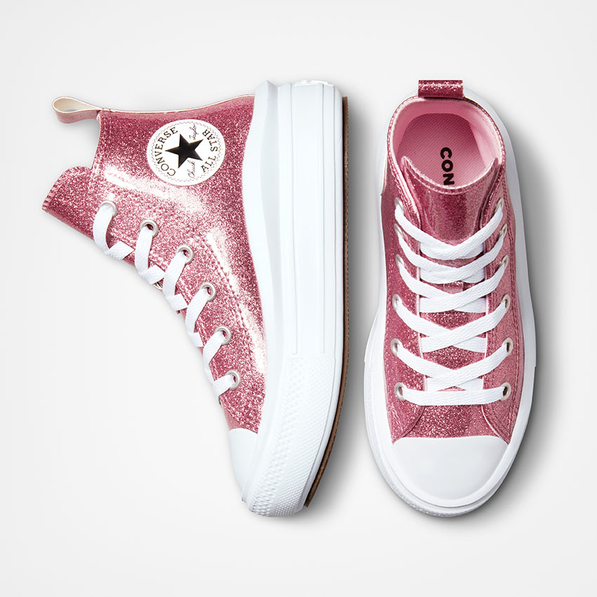 Glitter platform converse best sale