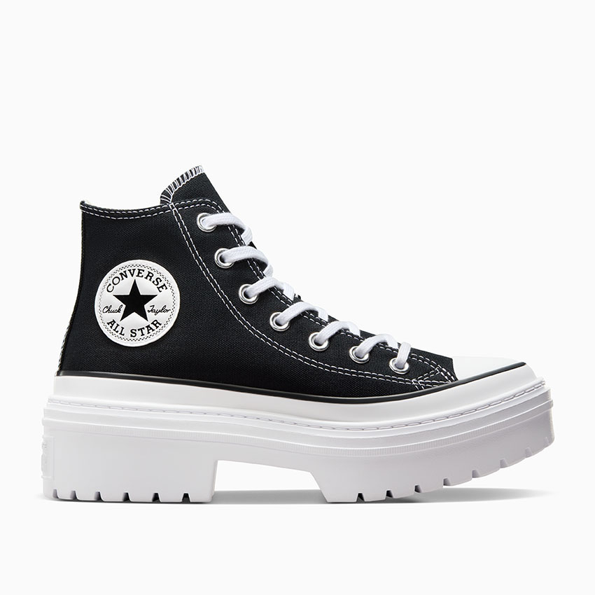Chuck Taylor All Star Lugged Heel Platform in Black White Egret Converse Canada