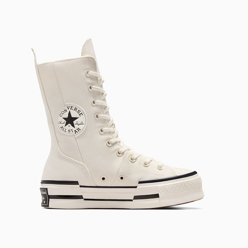Converse Chuck 70 Plus Xhi Egret Egret Black US 5.5