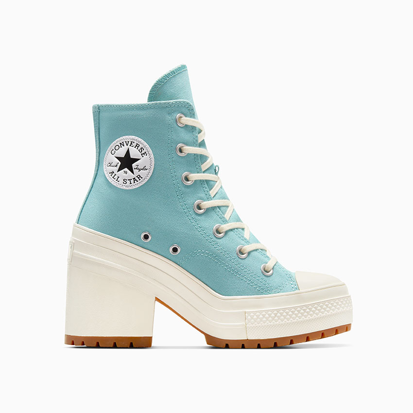 Official Converse Store Chuck 70 De Luxe Heel Platform in Infinity Pool Egret Black