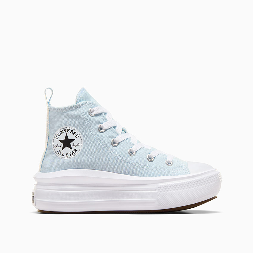 Chuck Taylor All Star Move Platform in Winter Slay White Black