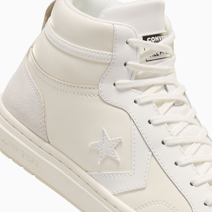 Ivory leather converse best sale