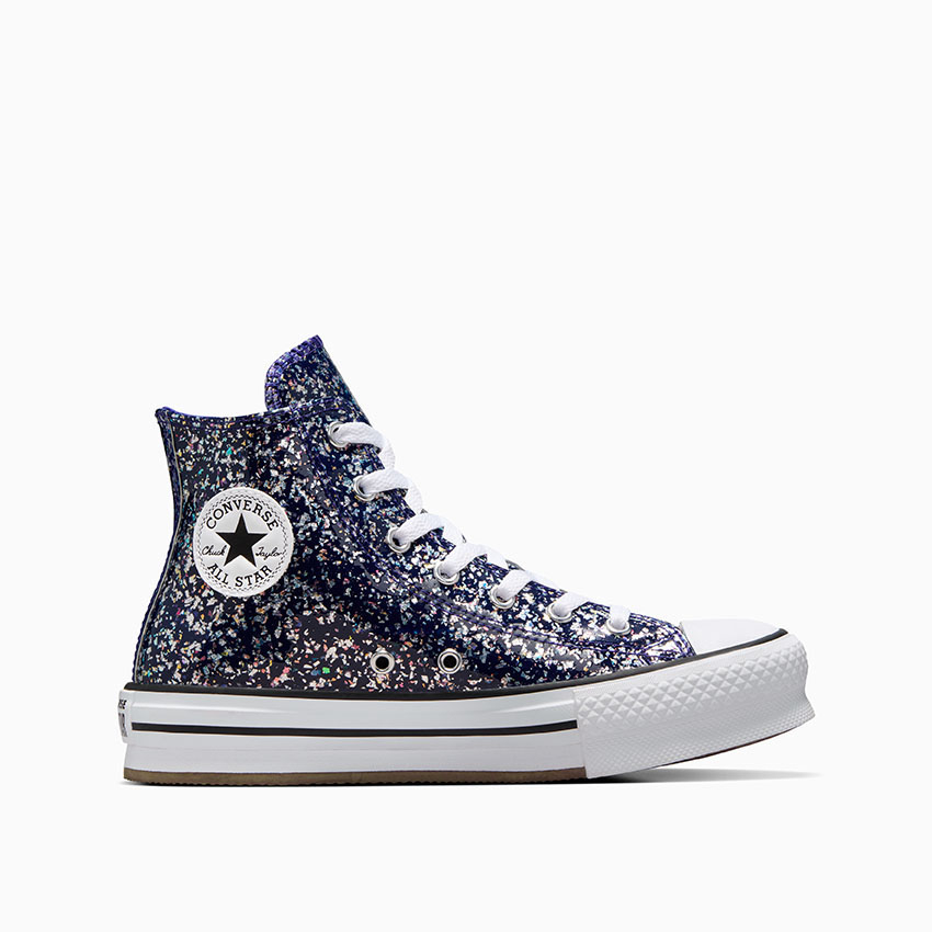 White glitter converse high tops discount