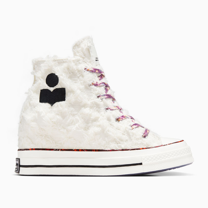 Converse x Isabel Marant Chuck 70 Internal Wedge in Vanilla White Black Red Converse Canada