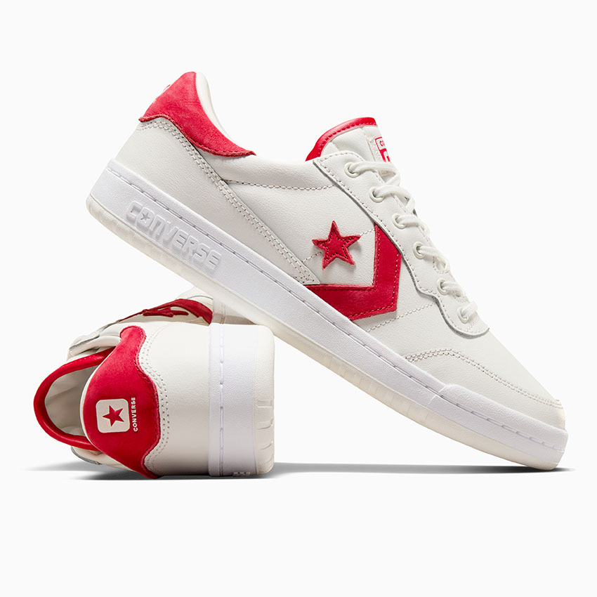 CONS Fastbreak Pro Leather and Nubuck in Vintage White Red White Converse Canada
