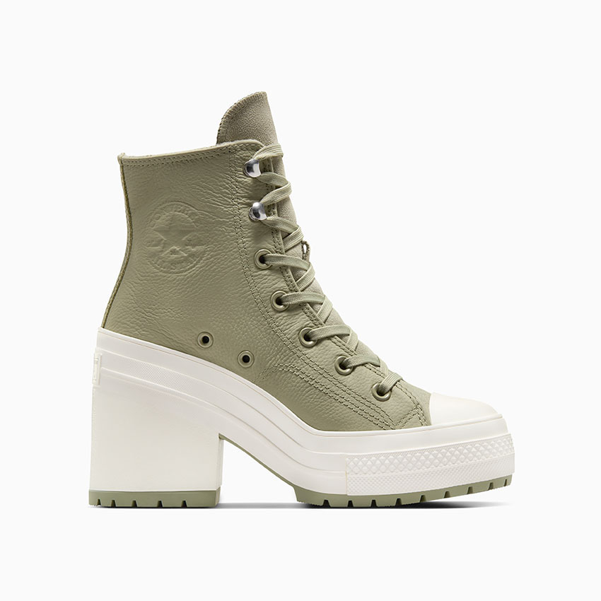 Converse Chuck 70 De Luxe Heel Platform Water Repellent Light Field Surplus Egret US 7