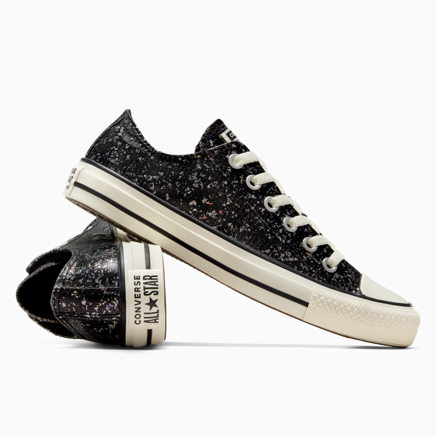 Chuck Taylor All Star Glitter in Black Egret Black Converse Canada