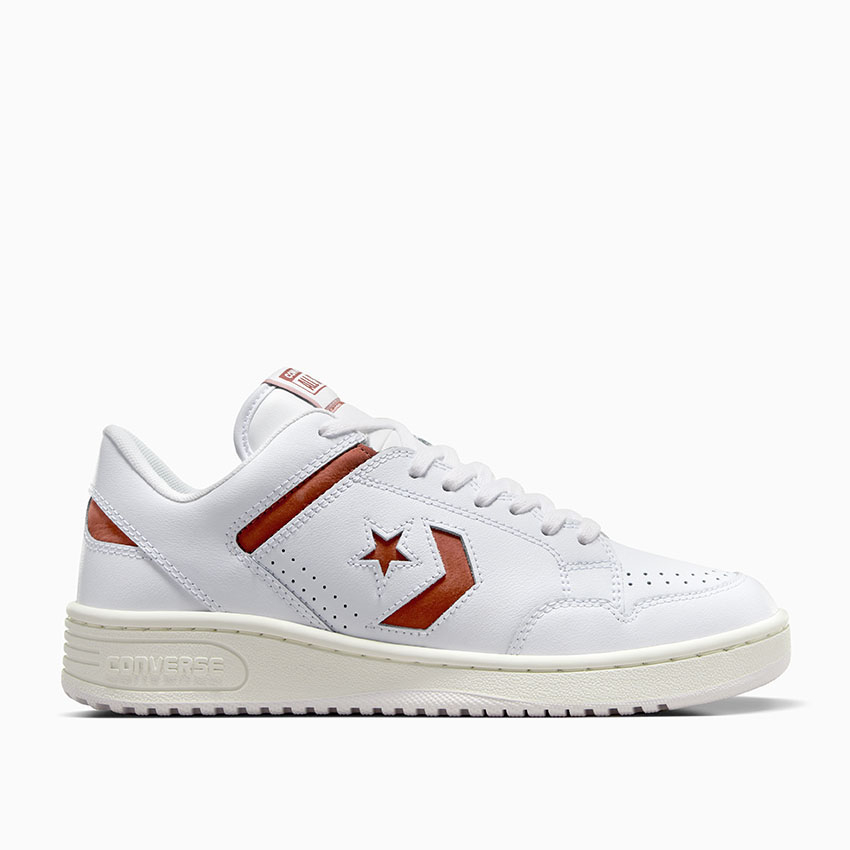 Converse Weapon Leather in White In A Nutshell Vintage White Converse Canada
