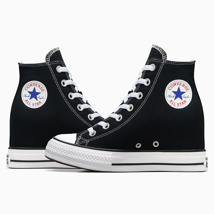 Chuck Taylor All Star Wedge Platform in Black Red Navy Converse Canada