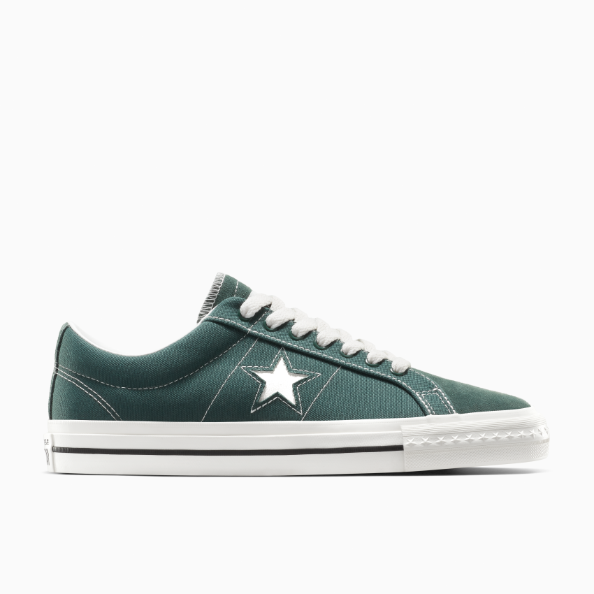 Official Converse Store x thisisneverthat One Star Pro in Trekking Green Black White