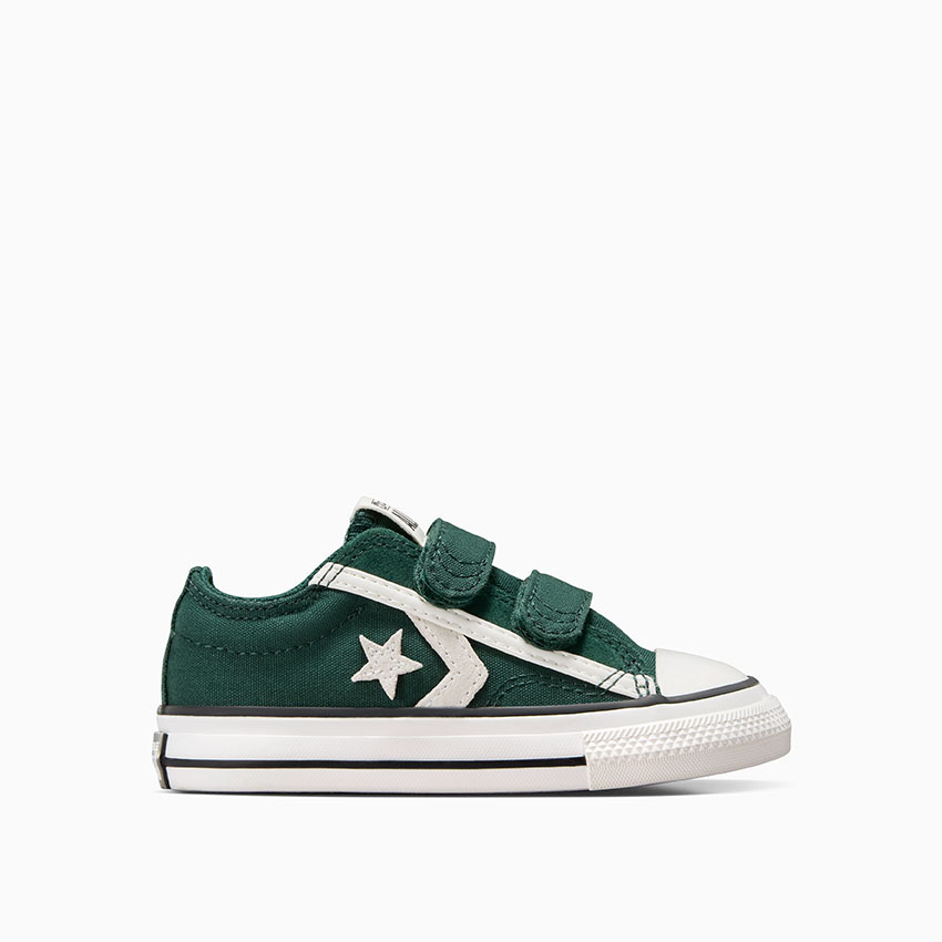 Official Converse Store Star Player 76 Easy On Luxe in Green Envy White Black