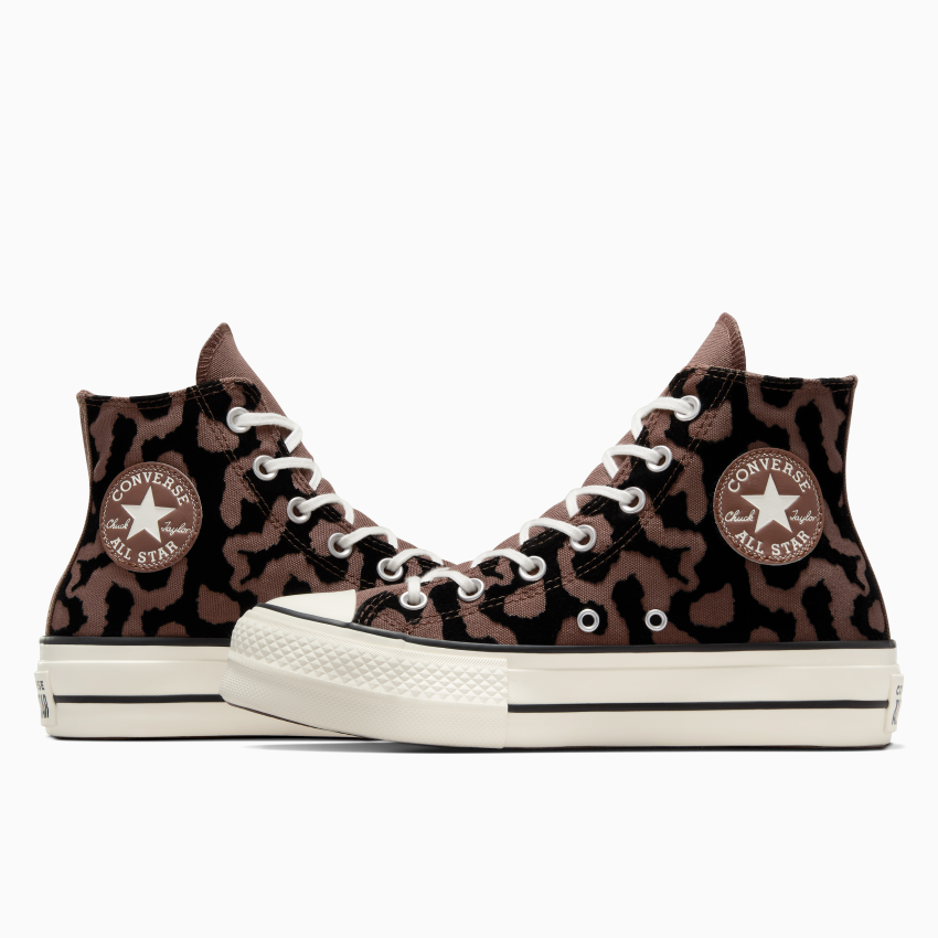 Chuck Taylor All Star Lift Platform Leopard Remix in Bear Nap Black Egret Converse Canada