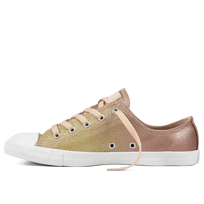 Gold converse low tops hot sale