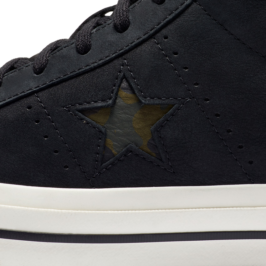 One Star Camo Mid in Black Egret Herbal Converse Canada