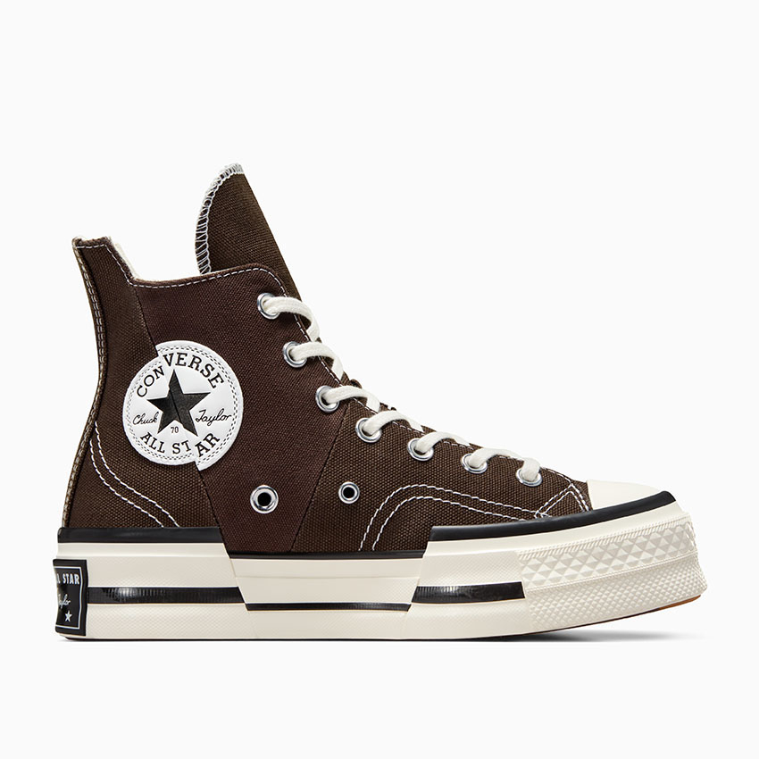 Chuck 70 Plus in Fresh Brew Egret Black Converse Canada