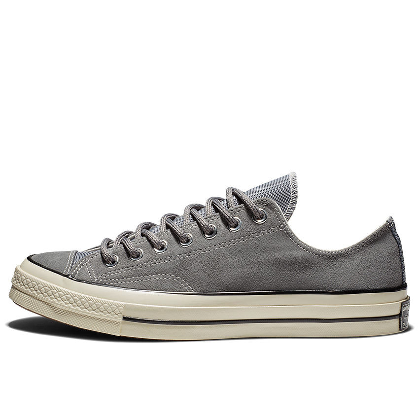 Grey converse suede on sale