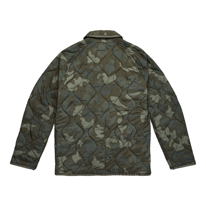 Converse Urban Utility Quilted Coaches Men s Jacket in Olive Submarine Camo Converse Canada