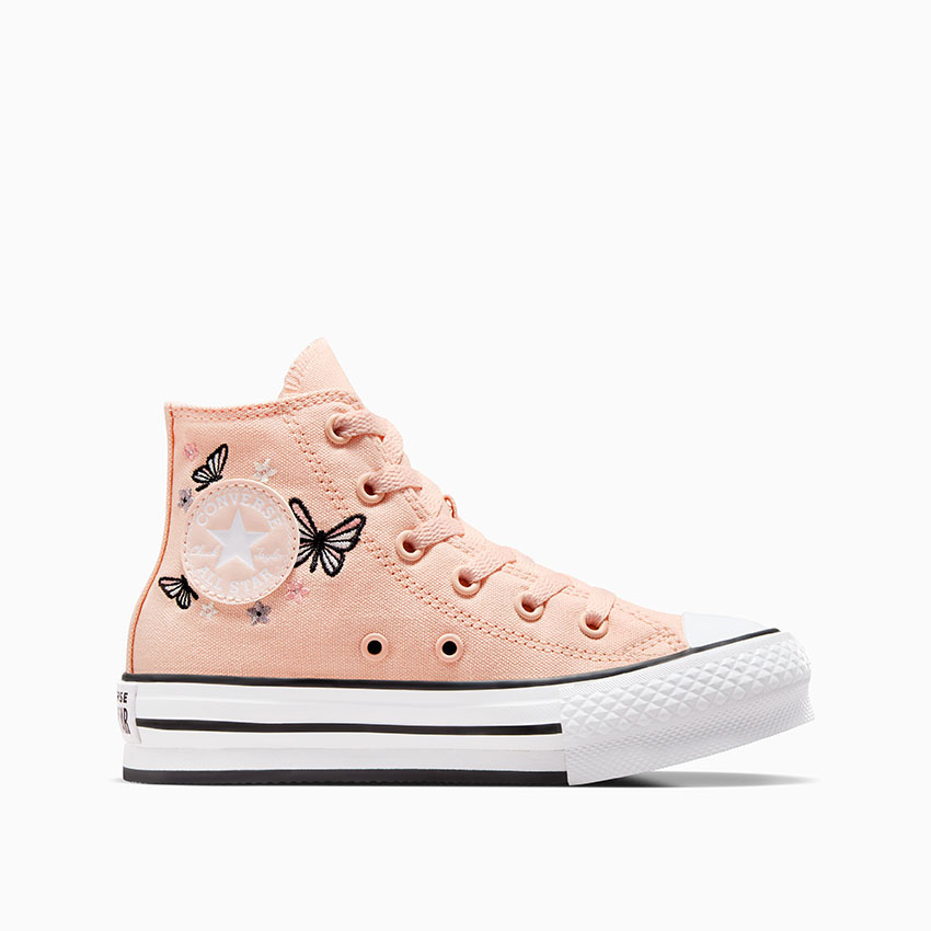 White eyelet converse top