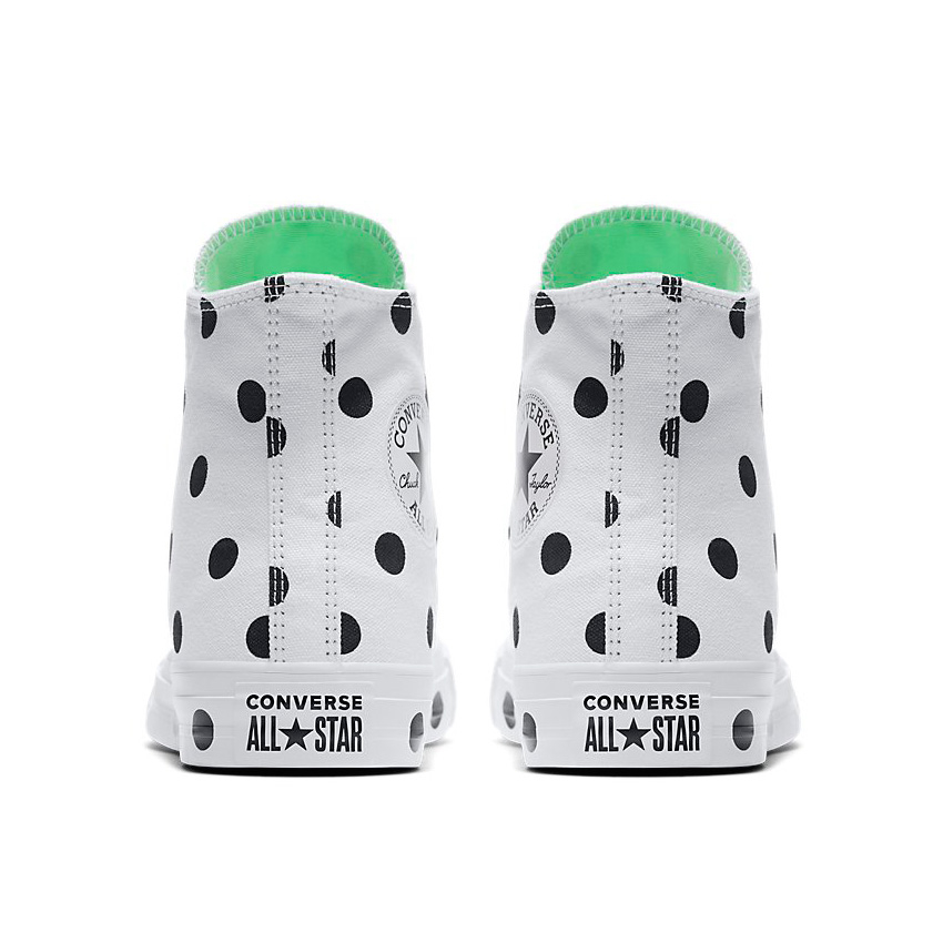 Gray polka dot converse clearance