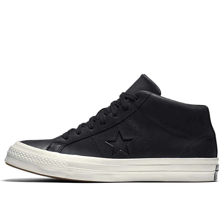 One star converse leather sale